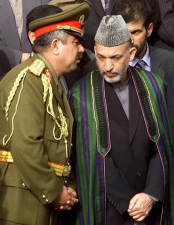 General Dostum ve Karzai